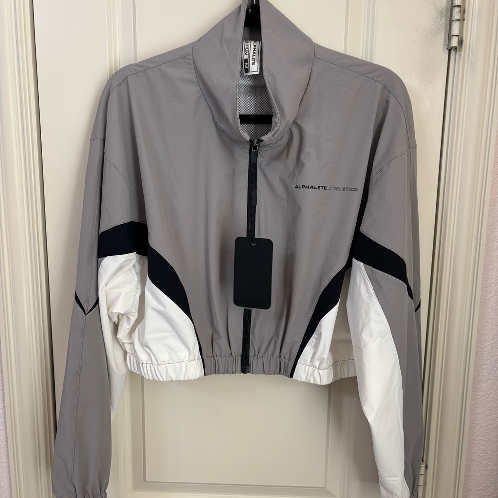 NWT Alphalete Retro Crop Jacket